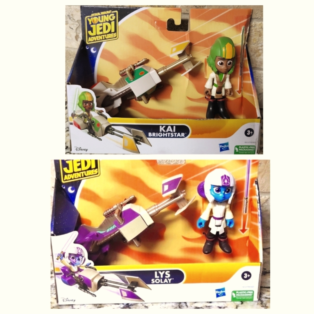 Star Wars Young Jedi Adventures Action Figures Bundle